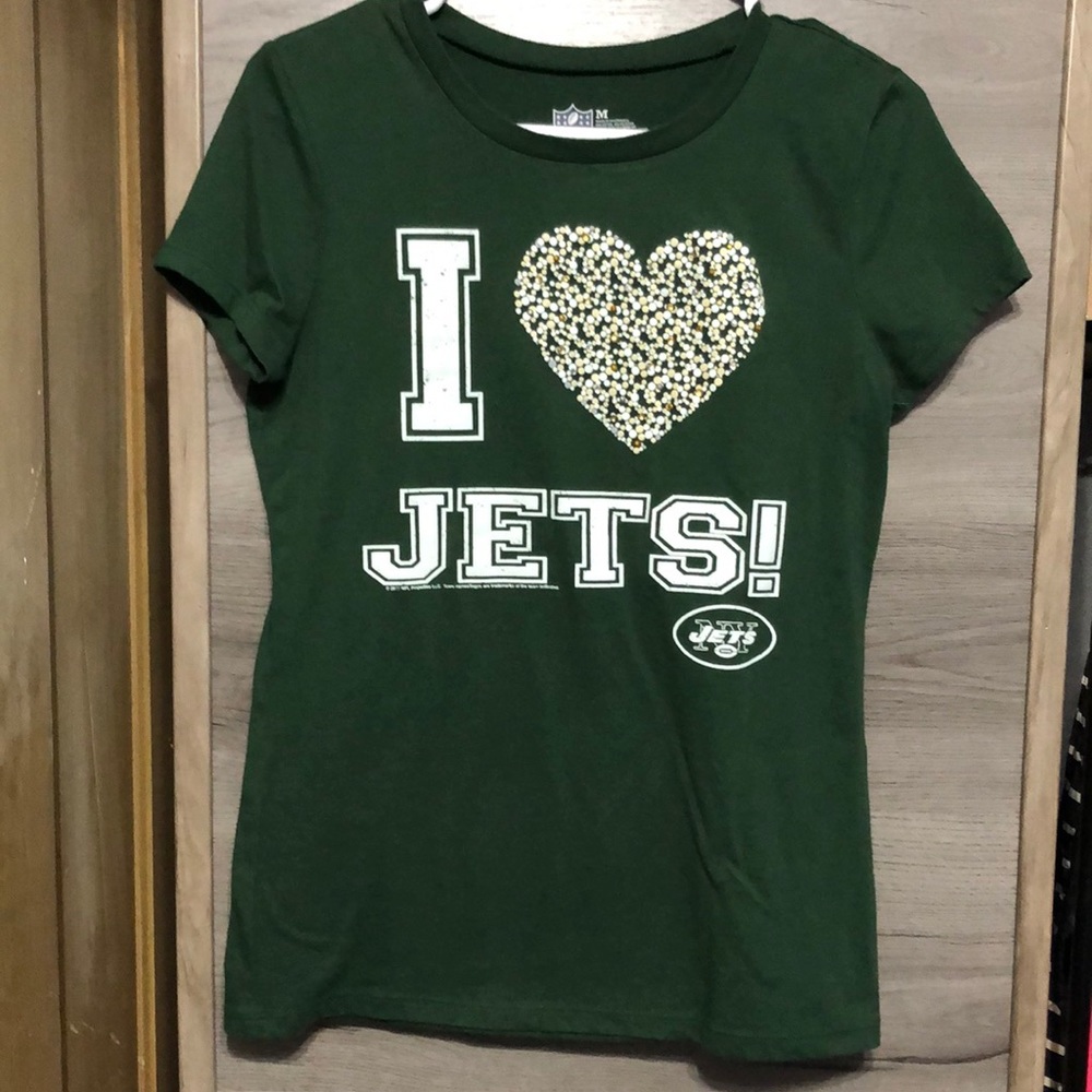 NFL Women’s Medium I ❤️ Jets T-Shirt